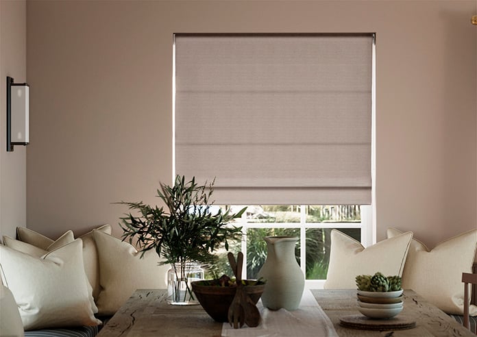 Montierre, Pale Mushroom - Twist&Fit Roman Blind - Image 3